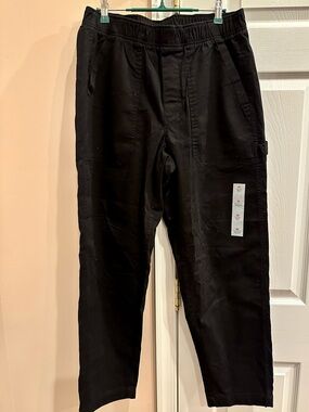 Old Navy Women’s Black Elastic-Waist Casual Pants